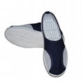 PVC PU SPU ESD Cavans Leather Static Fabric Shoes