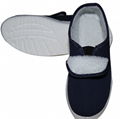 PVC PU SPU ESD Cavans Leather Static Fabric Shoes 6