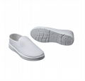 PVC PU SPU ESD Cavans Leather Static Fabric Shoes