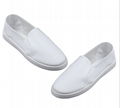 PVC PU SPU ESD Cavans Leather Static Fabric Shoes