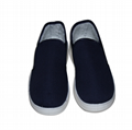 PVC PU SPU ESD Cavans Leather Static Fabric Shoes