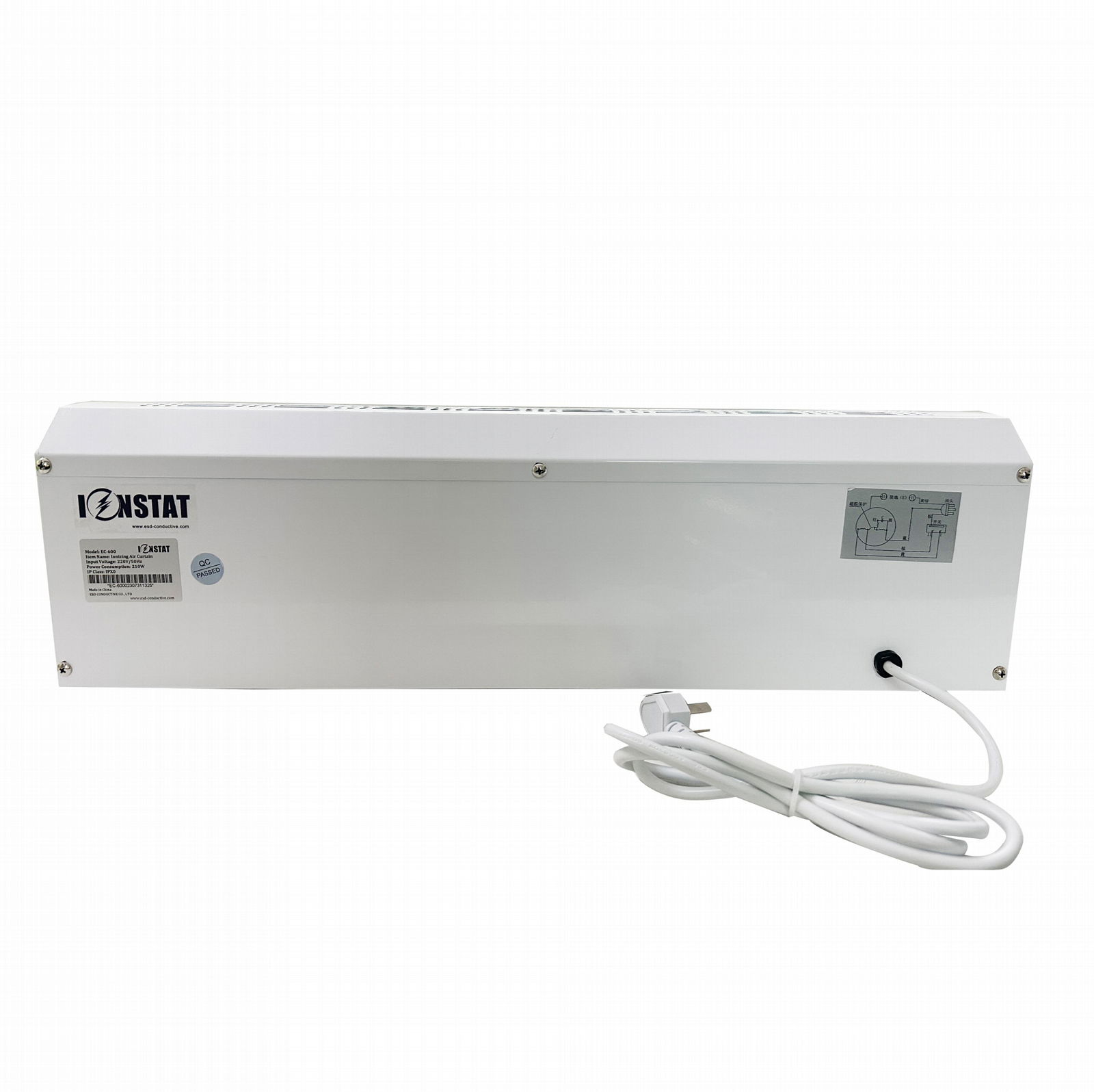 2m Far working Distance Statice 600-1800mm Eliminator Ionizing Air Curtain 5