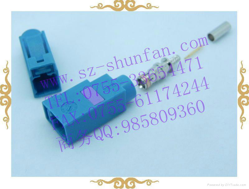 ZYX FAKRA SMB汽车连接器 SF-111 2