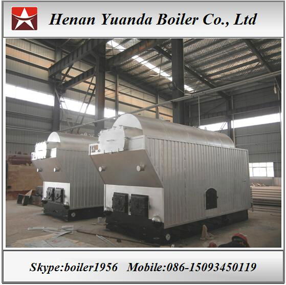 4 Ton wood fired steam boiler 