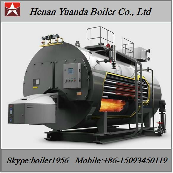 Dual fuel oil gas steam boiler WNS Yuanda Boiler (China