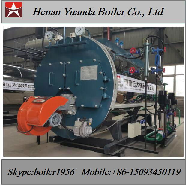 Dual fuel oil gas steam boiler  5