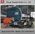 Dual fuel oil gas steam boiler  5