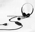 深圳廠家直銷頭戴式雙耳電腦通用通話耳機 話務中心耳麥 4
