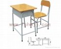 學生鋼木課桌椅