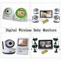 無線監控器(無線攝像頭,無線可視接收器) 無線嬰儿監視器 4