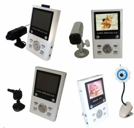 Wireless Monitor (Pinhole/IR wireless camera,  receiver)SD DVR Baby Monitor