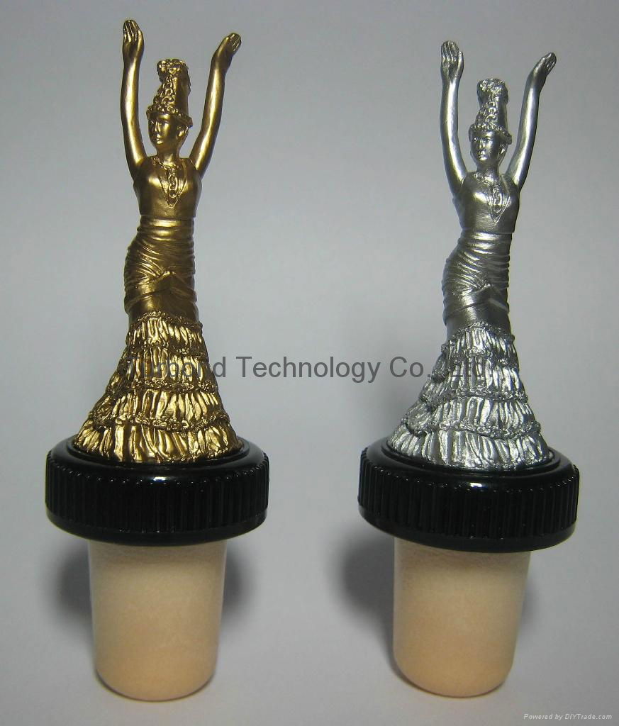 Music synthetic cork wine bottle stopper TBM22