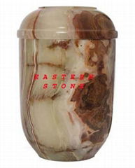 WHITE ONYX ASH URN