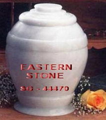 MARBLE ONYX STONE ASH URN