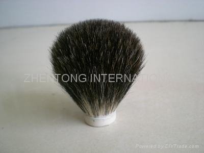 badger hair shaving brush knots