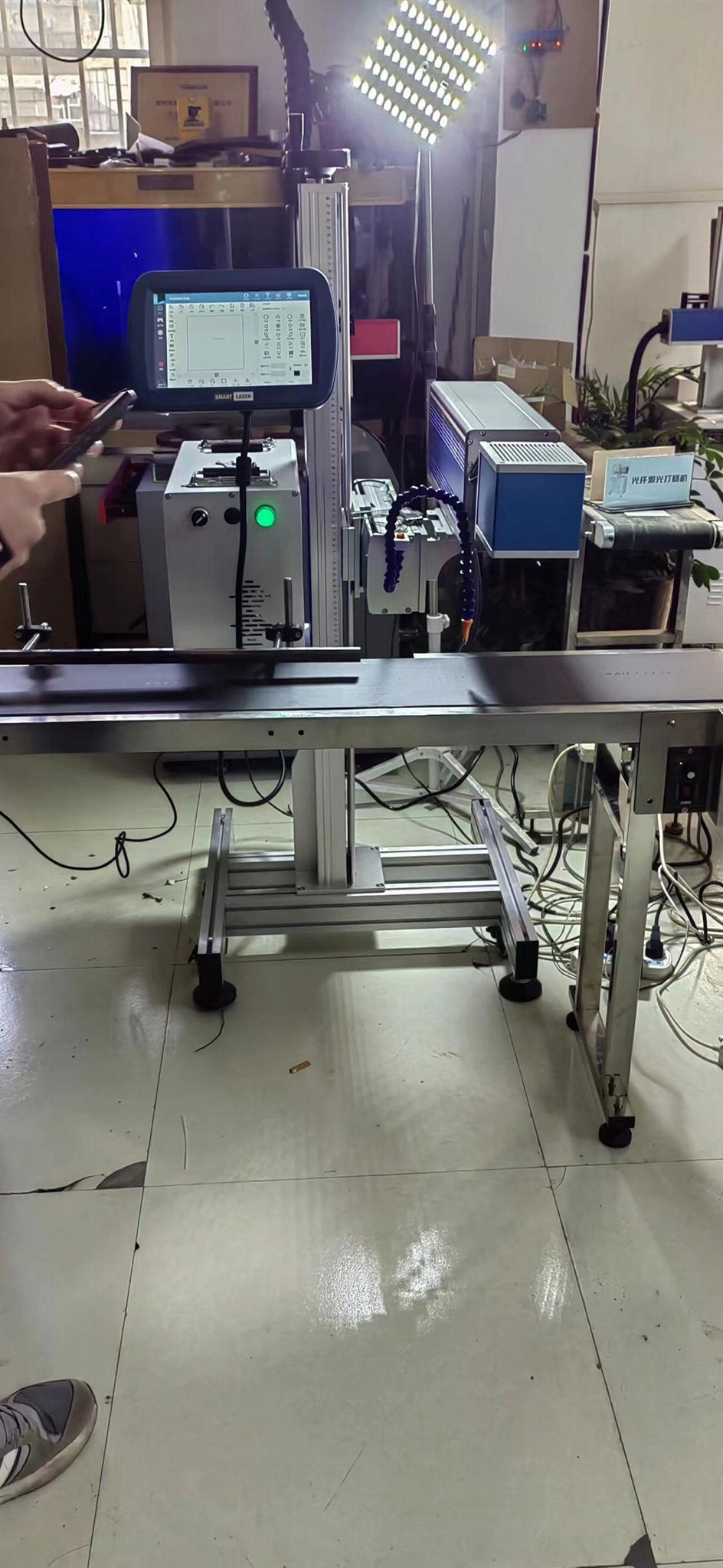 在線飛行激光噴碼機塑料瓶激光打碼機 4