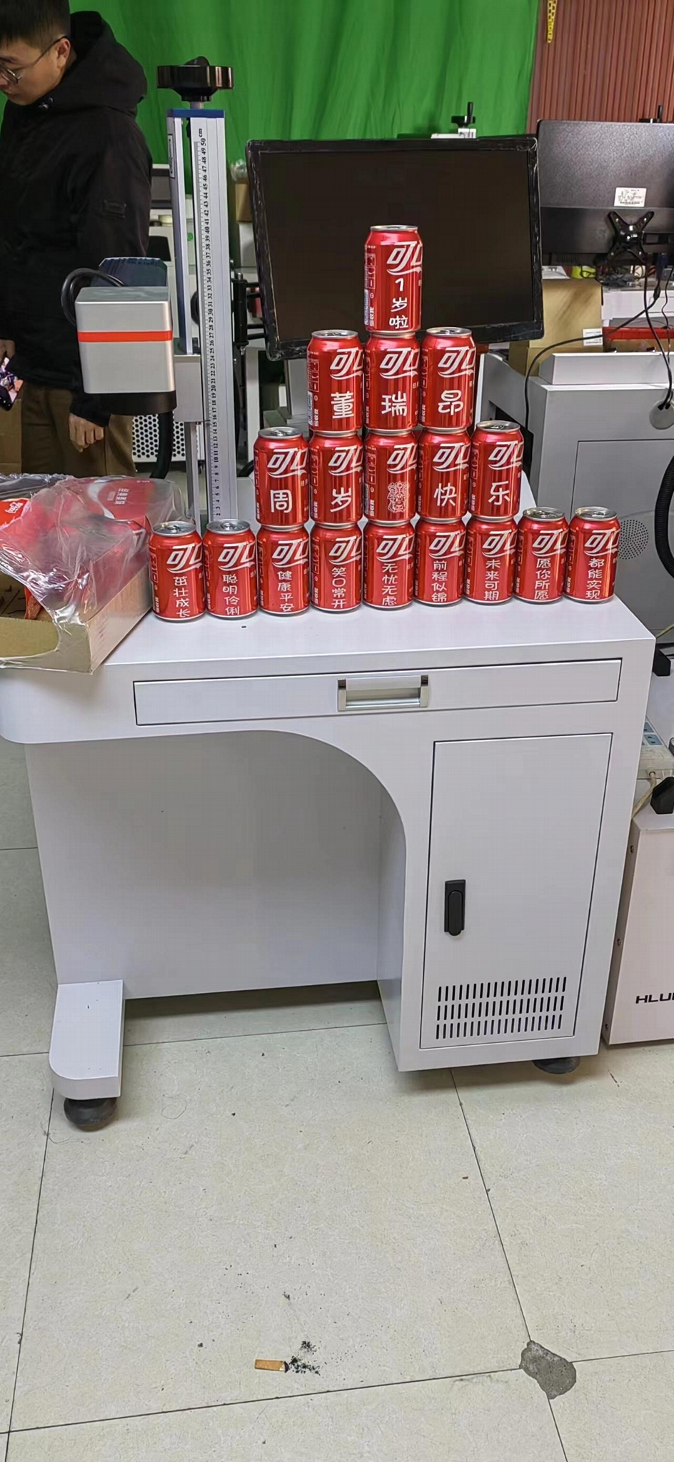 河南衛浴潔具激光打標機金屬激光打標機 5