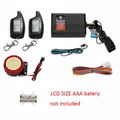 2 way 2 LCD motorcycle alarm system 1