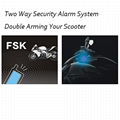 2 way 2 LCD motorcycle alarm system 4