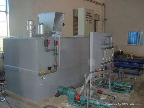 Polymer preparation unit