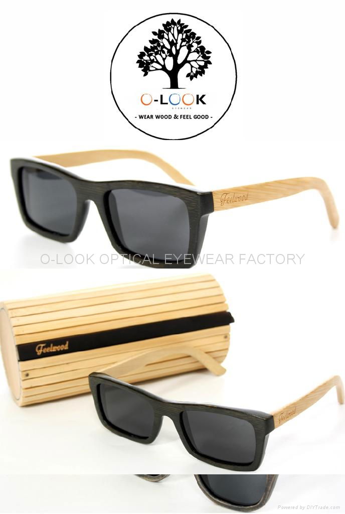 bamboo wooden frame sunglasses 2