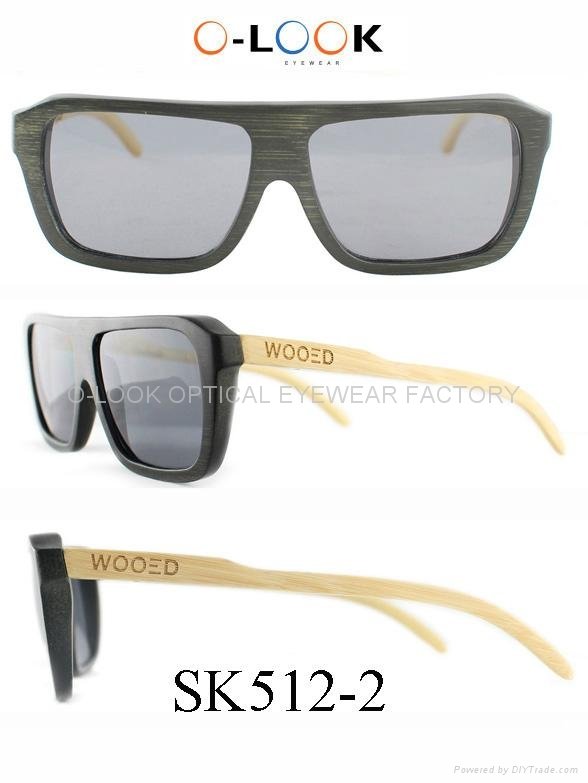 bamboo wooden frame sunglasses 3