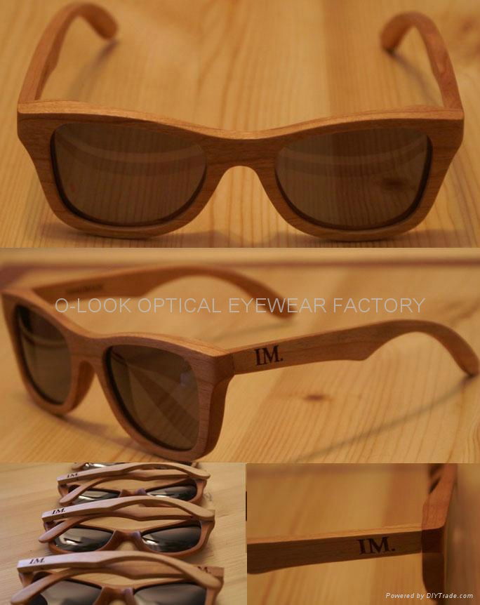 bamboo wooden frame sunglasses 4