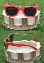 bamboo wooden frame sunglasses