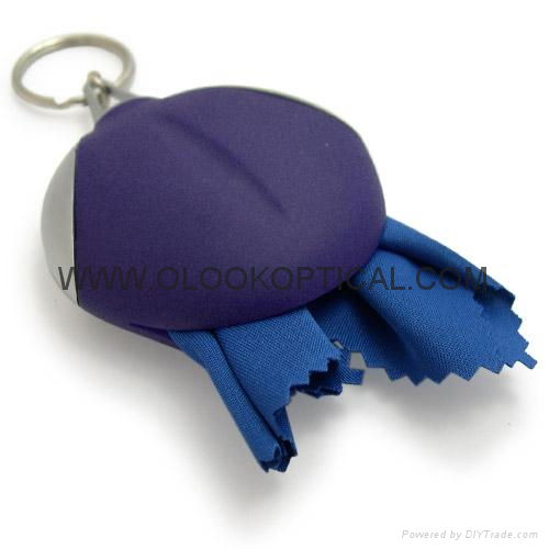 Micrefibre cleaning cloths with keychain 5
