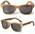 Wood frame Sunglasses, bamboo sunglasses, Skateboard wood sunglasses