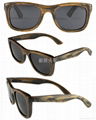 Wood frame Sunglasses, bamboo sunglasses, Skateboard wood sunglasses