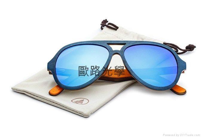 Eco Friendly Hand Made High Quality of Bamboo Wooden Sunglasses