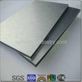 Golden and Silver Brush Finished Aluminum Composite Panel with competitive price 5