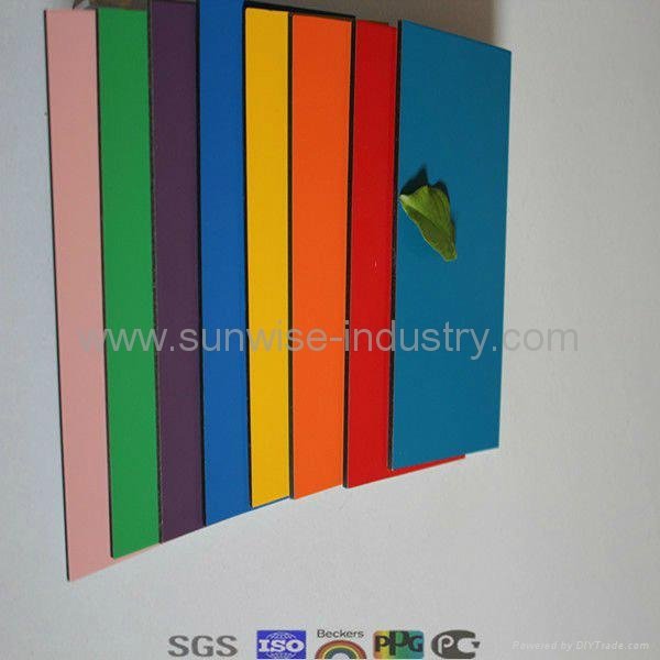 colorful alcomark exterior decorative wall panels with factory price 