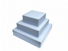Square box lid+bottom w/baseboard
