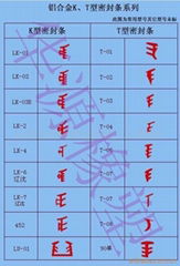 门窗KT型断桥铝密封条