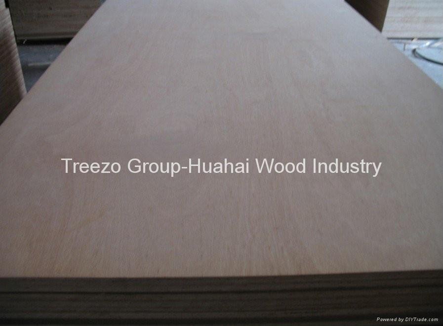 Red Meranti Plywood Okoume Triplay with Hardwood Core 5