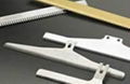 Toothform serrated knives for cryovac flowwrapping packing machines
