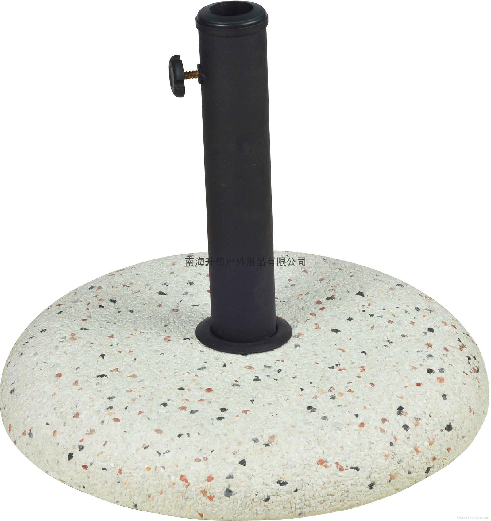 Stone meters concrete umbrella base