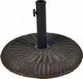 Imitation of woven cane concrete umbrella base