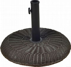 Imitation of woven cane concrete umbrella base