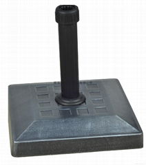 Art square model concrete umbrella base