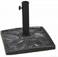 Art square model concrete umbrella base 5