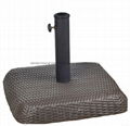 Imitation of woven cane concrete umbrella base 2