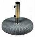 Imitation of woven cane concrete umbrella base 4