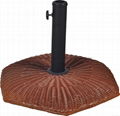 Imitation of woven cane concrete umbrella base 5