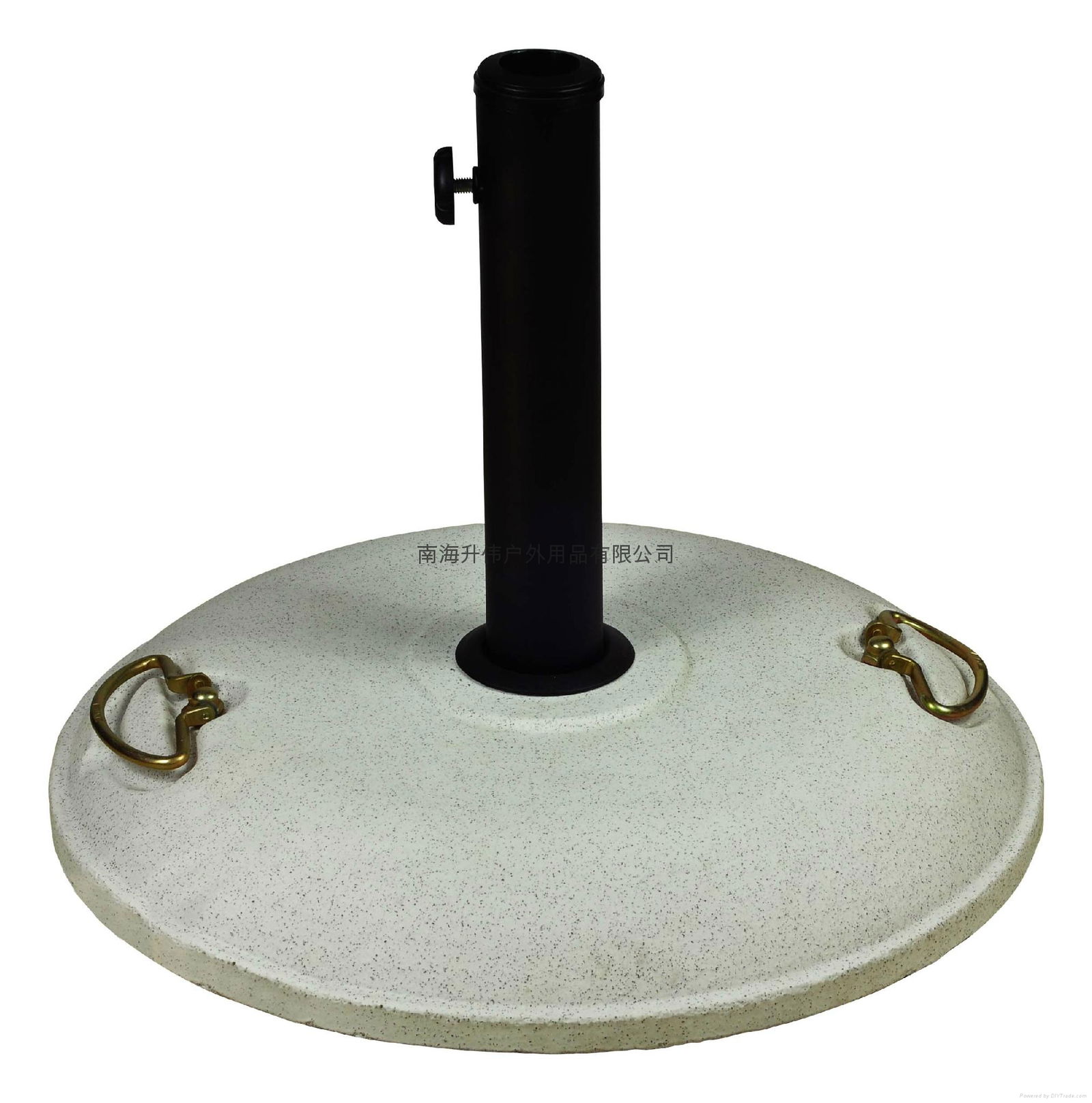 Simple circular section concrete Umbrella base 4