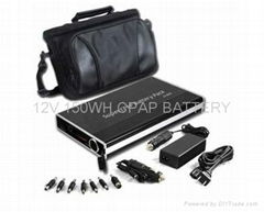 150 watt-hr Compact Portable 12V CPAP Battery System