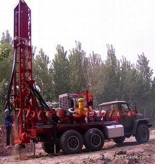 Truck mounted drilling rig 