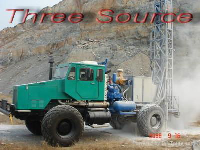 Truck mounted drilling rig  2